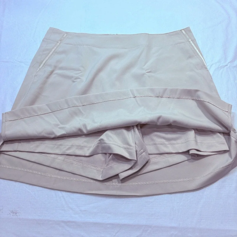 Lady Hagen Essentials Womens Golf Skort Size‎ 6 Khaki Tan Performance Activewear